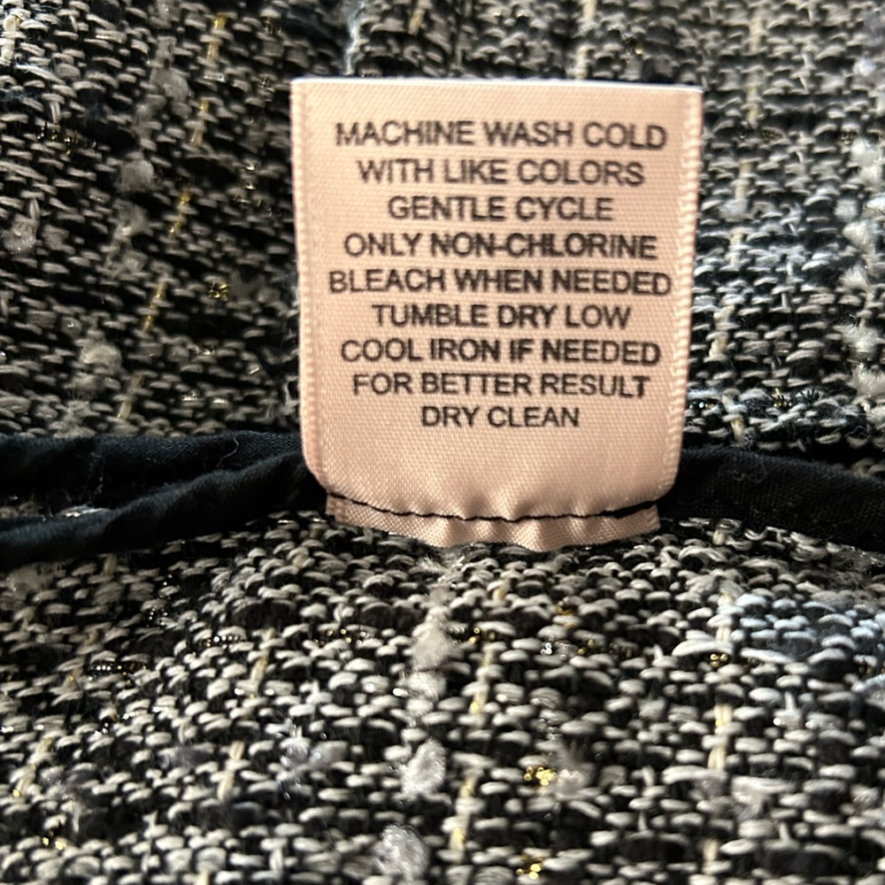 Philosophy Monochrome Tweed Jacket Size Small - Picture 5 of 5